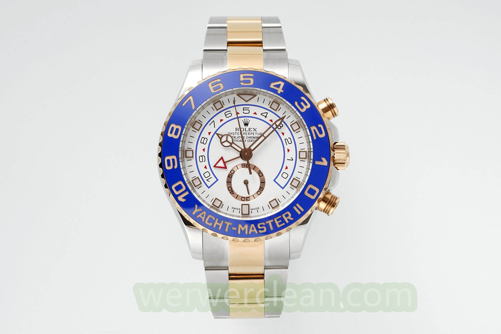 KF Factory Rolex Yacht-Master II 116681 Mercedes Hands Two-Tone Everose Gold & Steel 44mm Regatta Chronograph Watch