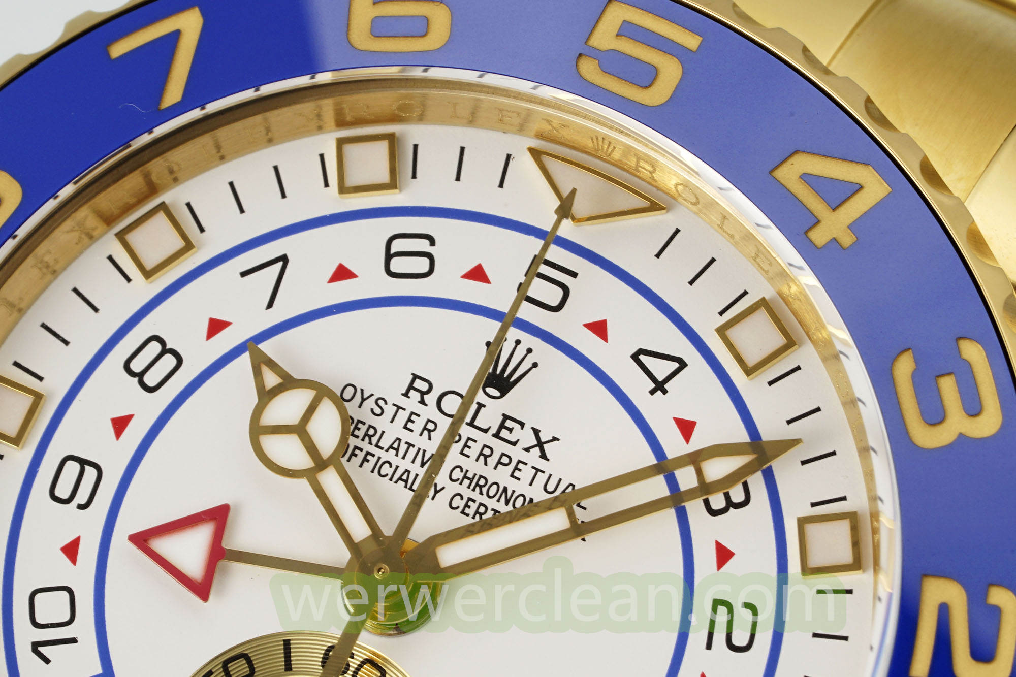KF Factory Rolex Yacht-Master II 116688-0002 Mercedes Hands 18K Yellow Gold Plated 44mm Regatta Chronograph Watch