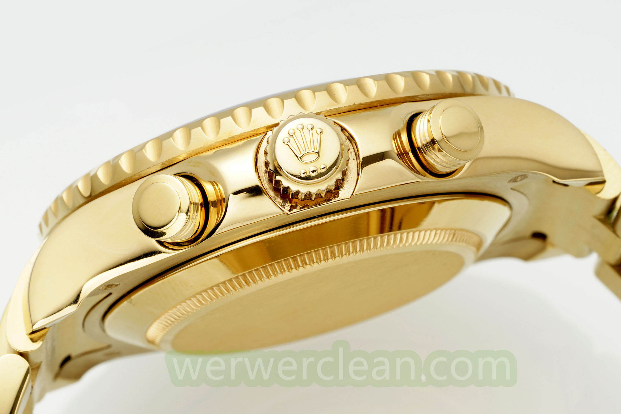 KF Factory Rolex Yacht-Master II 116688-0002 Mercedes Hands 18K Yellow Gold Plated 44mm Regatta Chronograph Watch