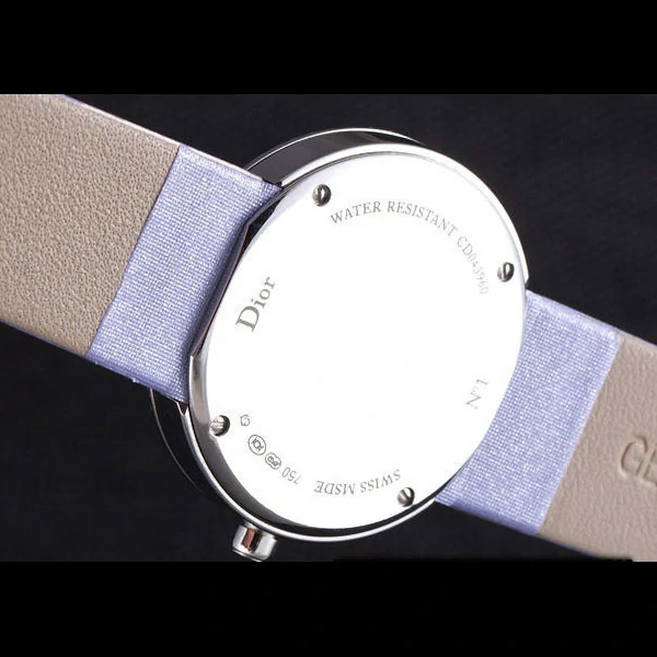 La D de Dior Lavender Rubber Strap with Lavender Dial new59607
