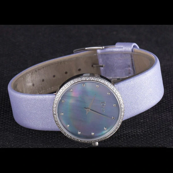 La D de Dior Lavender Rubber Strap with Lavender Dial new59607