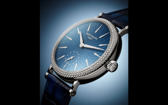 Ladies  Patek Philippe Replica Watch Grand Complication, 18k White Gold with  set 194 Diamonds, 36mm, 7040/250G-001