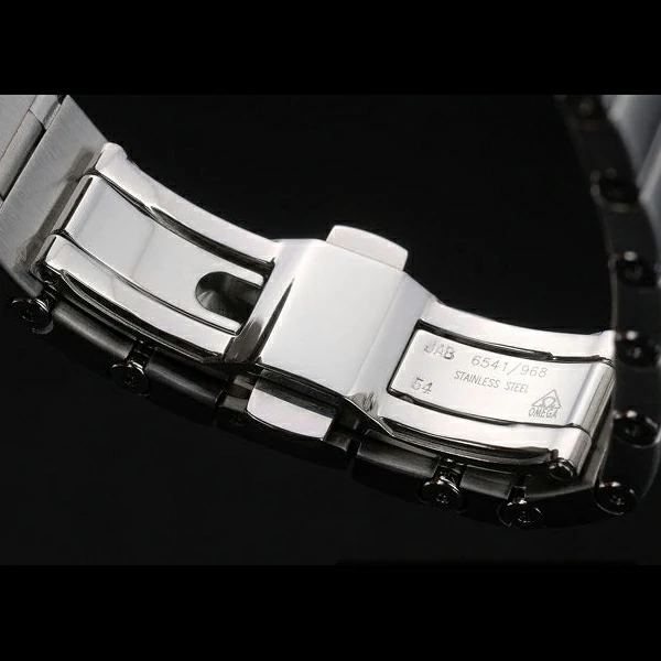 Lady Omega Constellation Crystal Encrusted Bezel Silver Radial Dial new59237