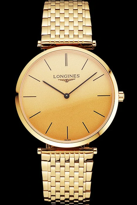 Longines Grande Classique Gold Dial Gold Case And Bracelet new122772
