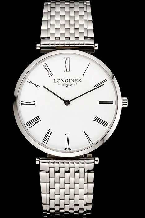 Longines Grande Classique White Dial Roman Numerals Stainless Steel Case And Bracelet new122762
