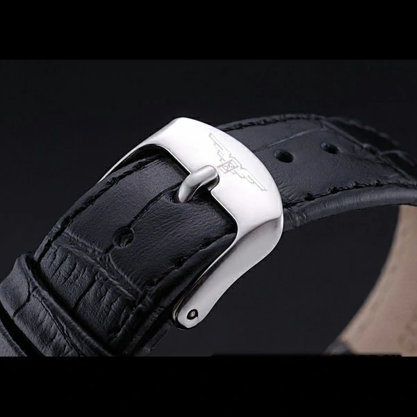 Longines La Grande Classique Grey Round Dial Black Leather Band new60276