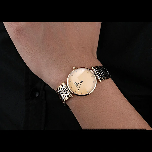 Longines La Grande Classique Two Tone Band Champagne Dial Diamond Markers Homme new60000