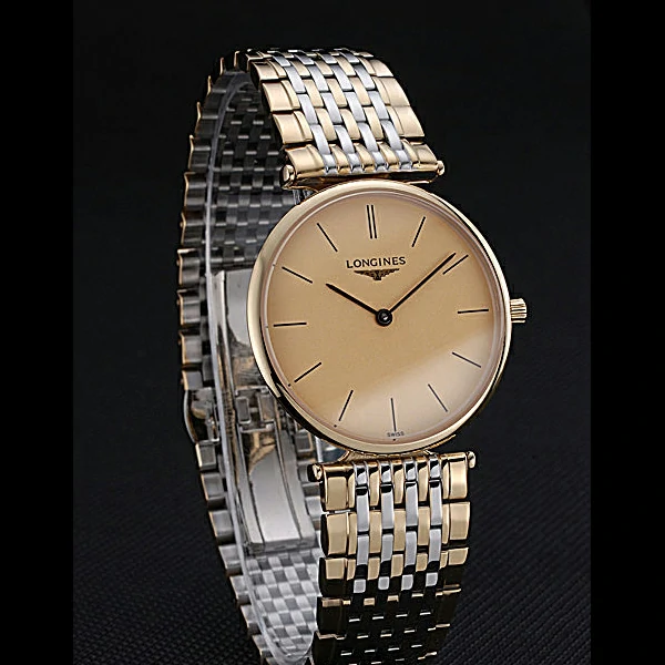 Longines La Grande Classique Two Tone Band Champagne Dial Homme new59996