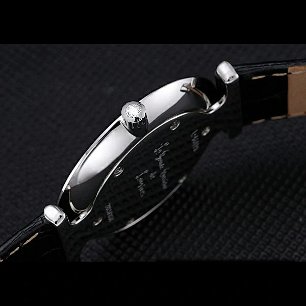Longines La Grande Classique White Dial Black Leather Band Diamond Markers Homme new60026