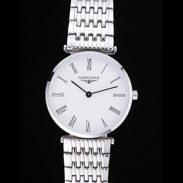 Longines La Grande Classique White Round Dial Stainless Steel Band new60274
