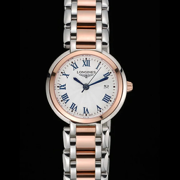 Longines PrimaLuna Stainless Steel And Gold Case Roman Numerals new60475