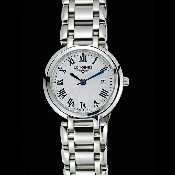 Longines PrimaLuna Stainless Steel Case Roman Numerals new60476