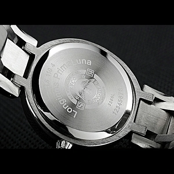 Longines PrimaLuna Stainless Steel Case Roman Numerals new60476