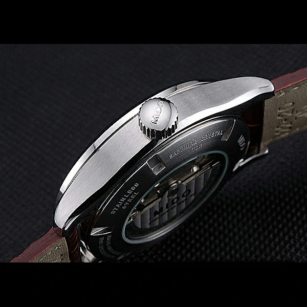 Mido Multifort Brown Dial Brown Leather Strap new60078