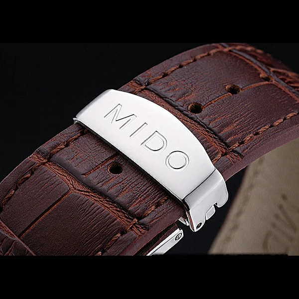 Mido Multifort Brown Dial Brown Leather Strap new60078
