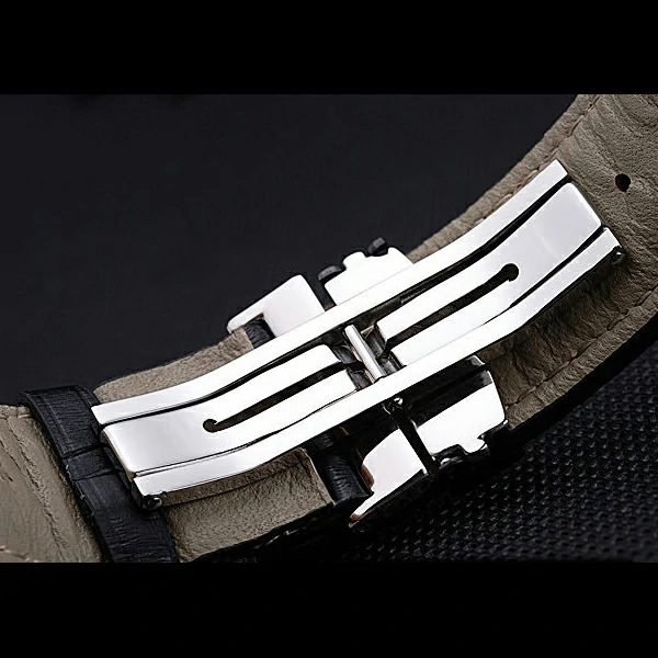 Mido Multifort Cronograph 2 Tone Dial Black Leather Strap new60082
