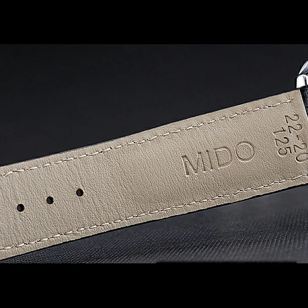 Mido Multifort Grey Dial Black Leather Strap new60077