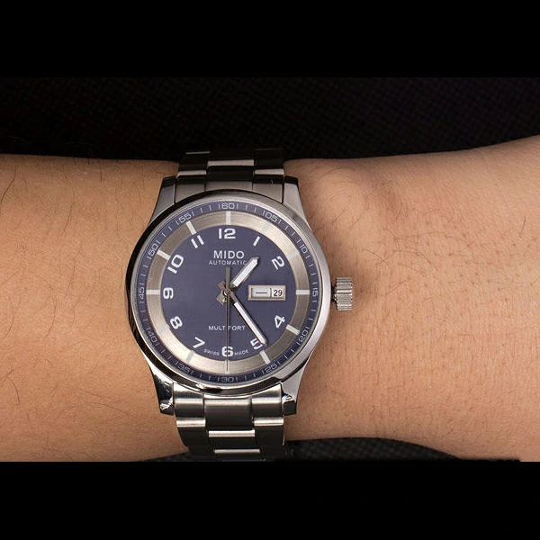Mido Multifort Stainless Steel Strap Grey Silver Dial new59279
