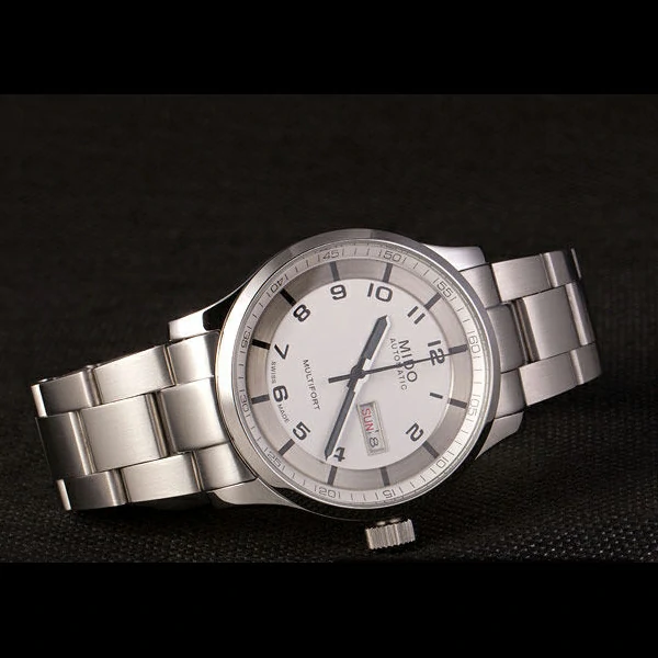 Mido Multifort Stainless Steel Strap White Dial new59281