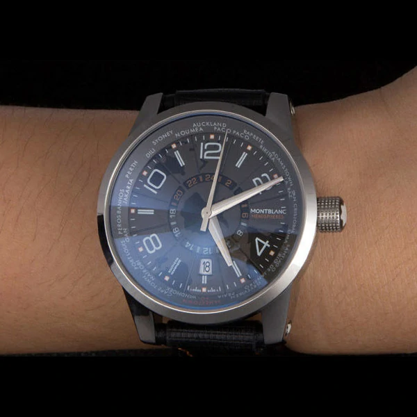 Montblanc Timewalker Hemispheres Leather Strap new59716