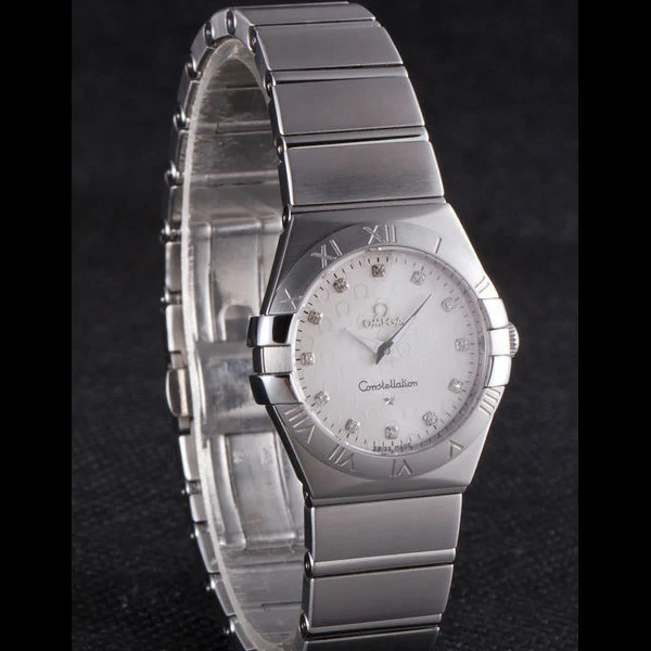 Omega Constellation Beige Dial with Omega Logo Stainless Steel Band new59533