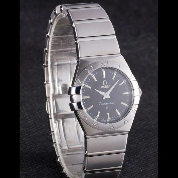 Omega Constellation Dark Grey Dial Stainless Steel Band new59538
