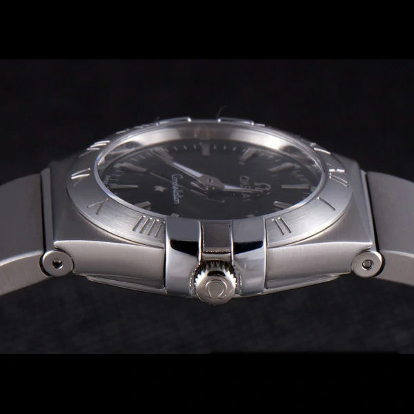 Omega Constellation Dark Grey Dial Stainless Steel Band new59538