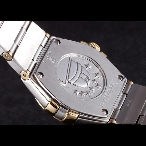 Omega Constellation Gold Bezel Two Tone Band new59548