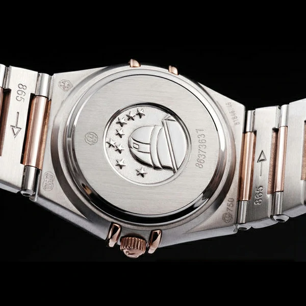 Omega Constellation Jewelry Diamond Case Radial Emblem White Dial new958145