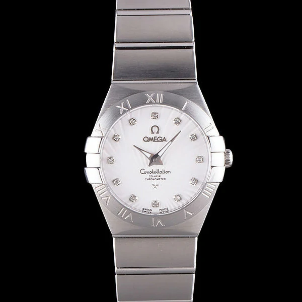 Omega Constellation White Dial Stainless Steel Band new59531