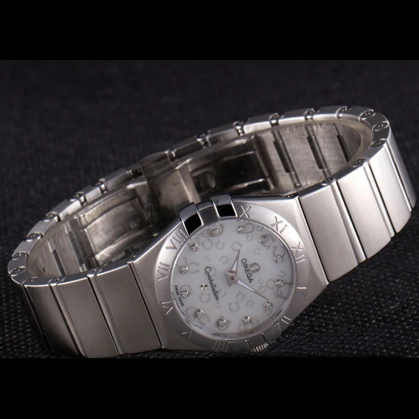 Omega Constellation White Dial with Omega Logo Stainless Steel Band new59534