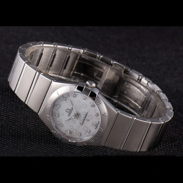 Omega Constellation White Dial with Omega Logo Stainless Steel Band new59534