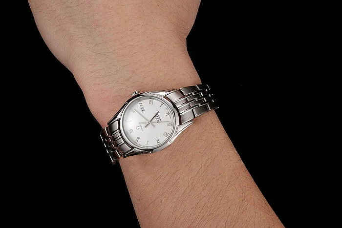 Omega De Ville Ladies White Dial Roman Numerals Stainless Steel Case And Bracelet new123897
