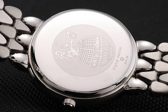 Omega De Ville Prestige White Dial With Diamonds Stainless Steel Case And Bracelet new123345