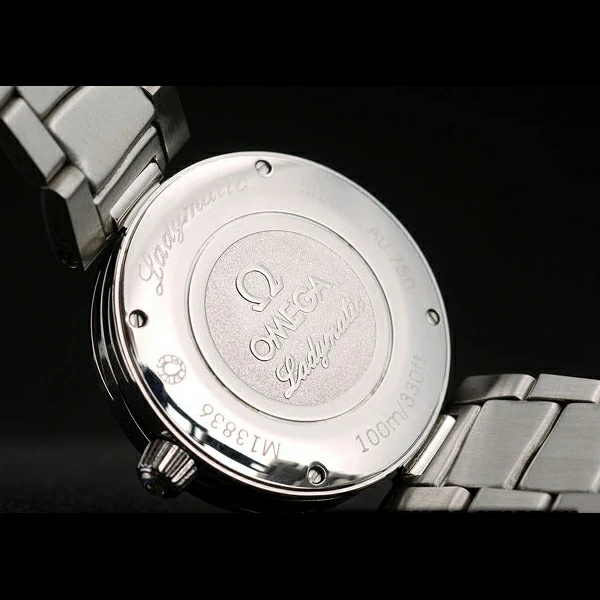 Omega DeVille Ladymatic Stainless Steel Strap Black Dial new58898