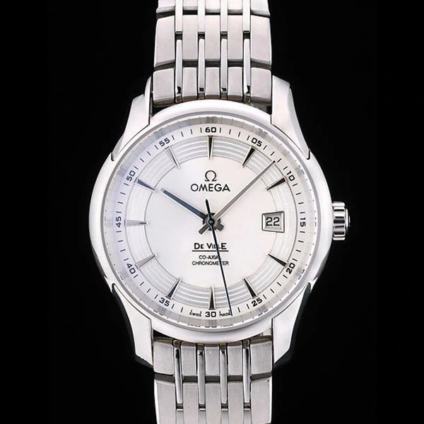 Omega DeVille Stainless Steel Bezel White Dial new58966