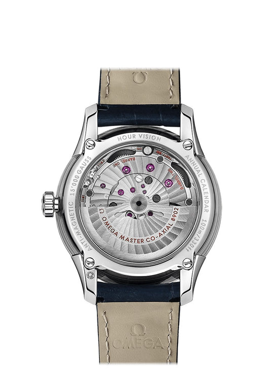 Omega Replica Watch De Ville HOUR VISION CO‑AXIAL MASTER CHRONOMETER ANNUAL CALENDAR 433.33.41.22.03.001