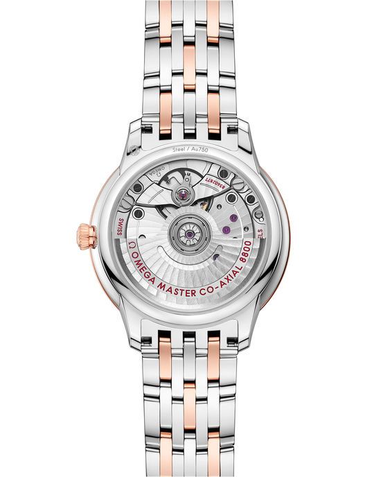 Omega Replica Watch De Ville Prestige, Stainless Steel and 18k Sedna™ Gold, 34 mm, 434.25.34.20.55.001