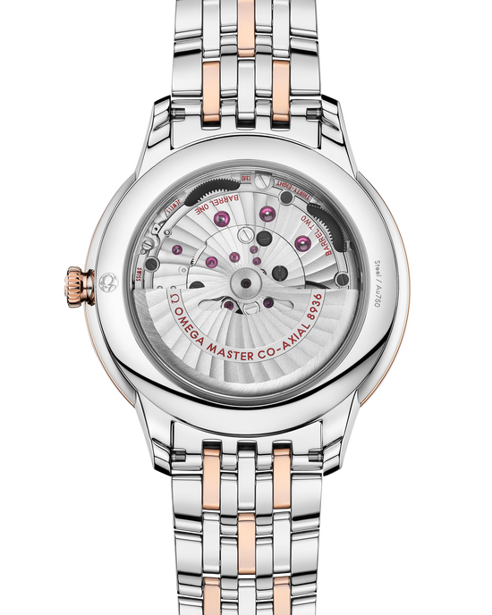 Omega Replica Watch De Ville Prestige, Stainless Steel and 18k Sedna™ Gold, 42 mm, 434.20.42.22.02.001