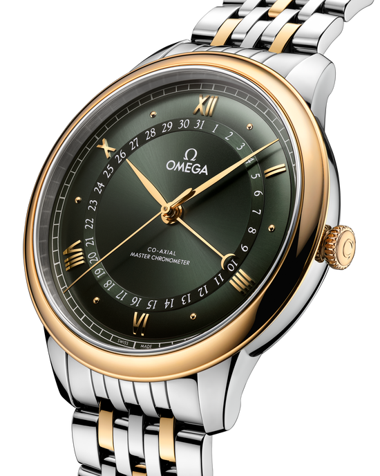 Omega Replica Watch De Ville Prestige, Stainless Steel and 18k Yellow Gold, 42 mm, 434.20.42.22.10.001
