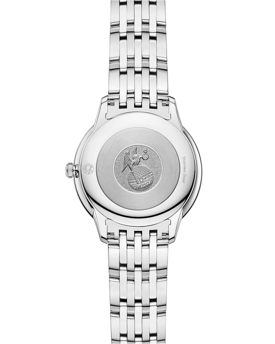 Omega Replica Watch De Ville Prestige, Stainless Steel and Diamond-set, 30mm, Quartz, 434.15.30.60.53.001
