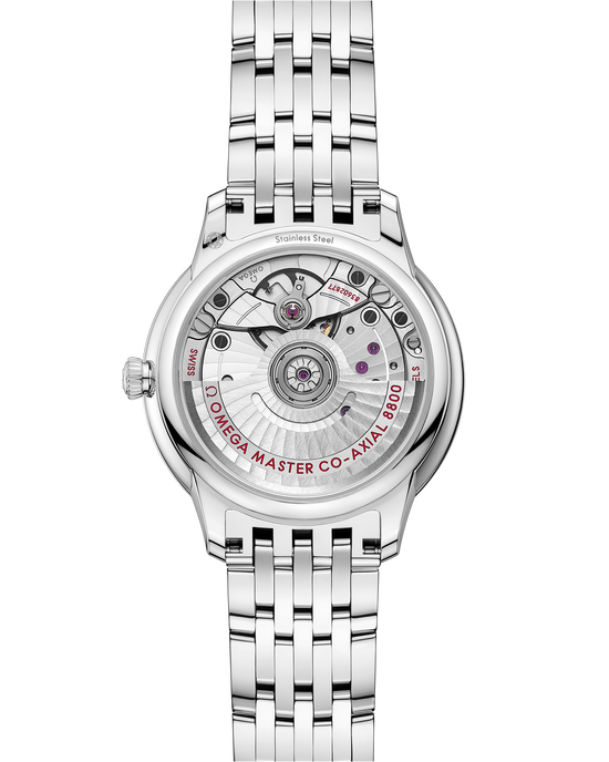 Omega Replica Watch De Ville Prestige, Stainless Steel and Diamond-set, 34 mm, 434.15.34.20.52.001