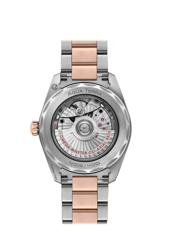 Omega Replica Watch Seamaster AQUA TERRA 150M CO‑AXIAL MASTER CHRONOMETER LADIES  220.25.38.20.55.001