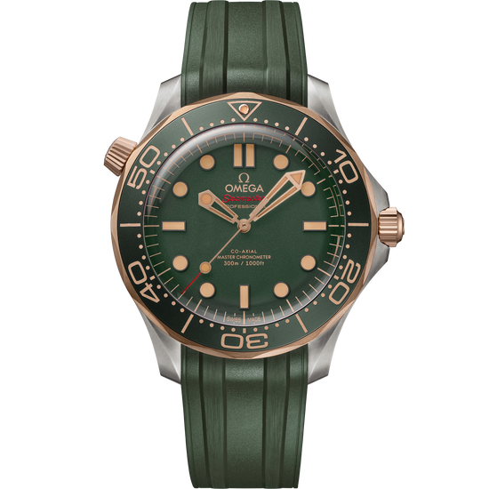 Omega Replica Watch Seamaster Diver 300m, Titanium and OMEGA’s exclusive 9K Bronze Gold, 42mm, 210.92.42.20.10.001