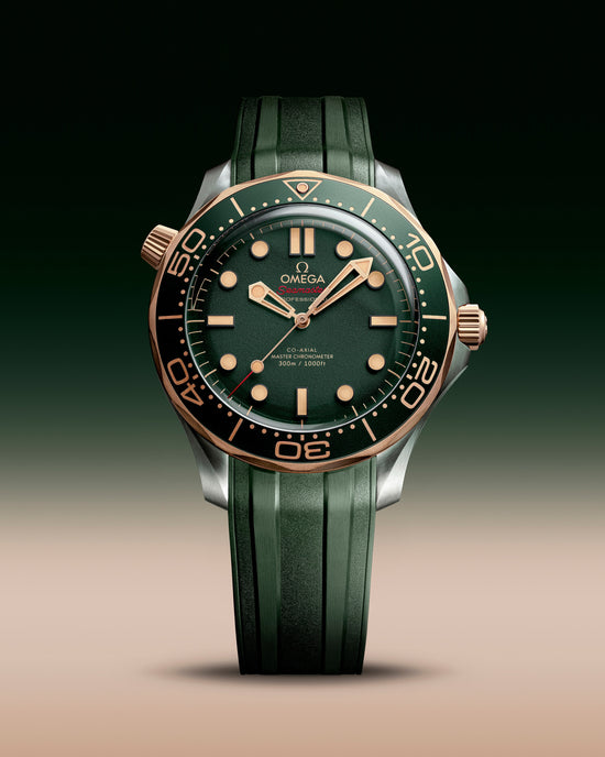 Omega Replica Watch Seamaster Diver 300m, Titanium and OMEGA’s exclusive 9K Bronze Gold, 42mm, 210.92.42.20.10.001