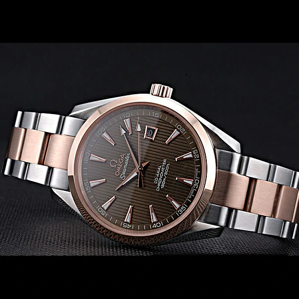 Omega Seamaster Brown Dial Two Tone new60066