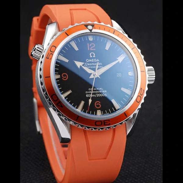 Omega Seamaster Planet Ocean Big Size Orange Strap new58123