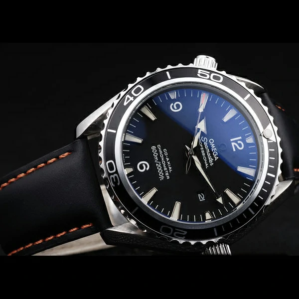 Omega Seamaster Planet Ocean Black Case Black Dial new58124