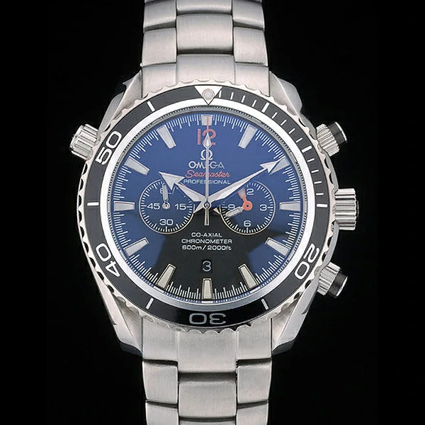 Omega Seamaster Planet Ocean Black Tachymeter Black Dial Stainless Steel Strap new59204