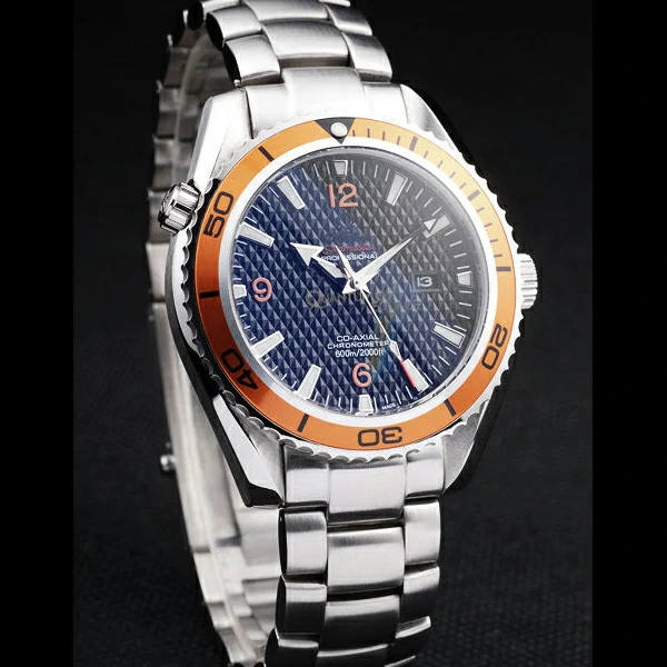 Omega Seamaster Planet Ocean Co axial Orange Case Black Dial new58111